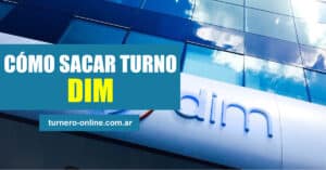 cómo sacar turno online o por teléfono DIM centro médico