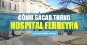 como sacar turnos online o por teléfono hospital ferreyra apross córdoba