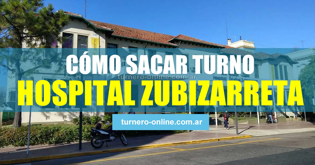 cómo sacar turnos hospital zubizarreta, online y por teléfono