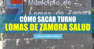 cómo sacar turnos online o teléfono municipio lomas de zamora salud