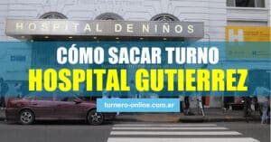 como sacar turnos hospital de niños ricardo gutierrez