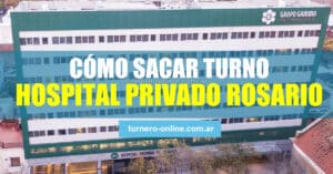 como sacar turnos hospital privado rosario grupo gamma