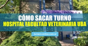 foto del frente del hospital para cómo sacar turno facultad veterinaria uba